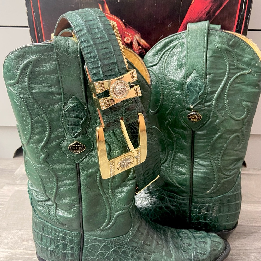 Los Altos Boots(Western Wear) Accessories Belt
Men’s size:36
Color:Cypress Green